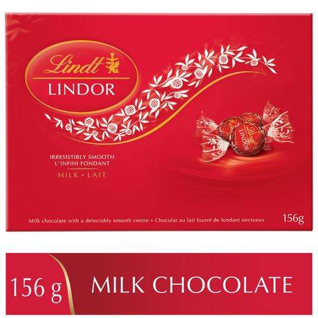 Lindt chocolat au lait lindt lindor – boîte-cadeau (156 g) - lindor milk chocolate gift box (156 g)