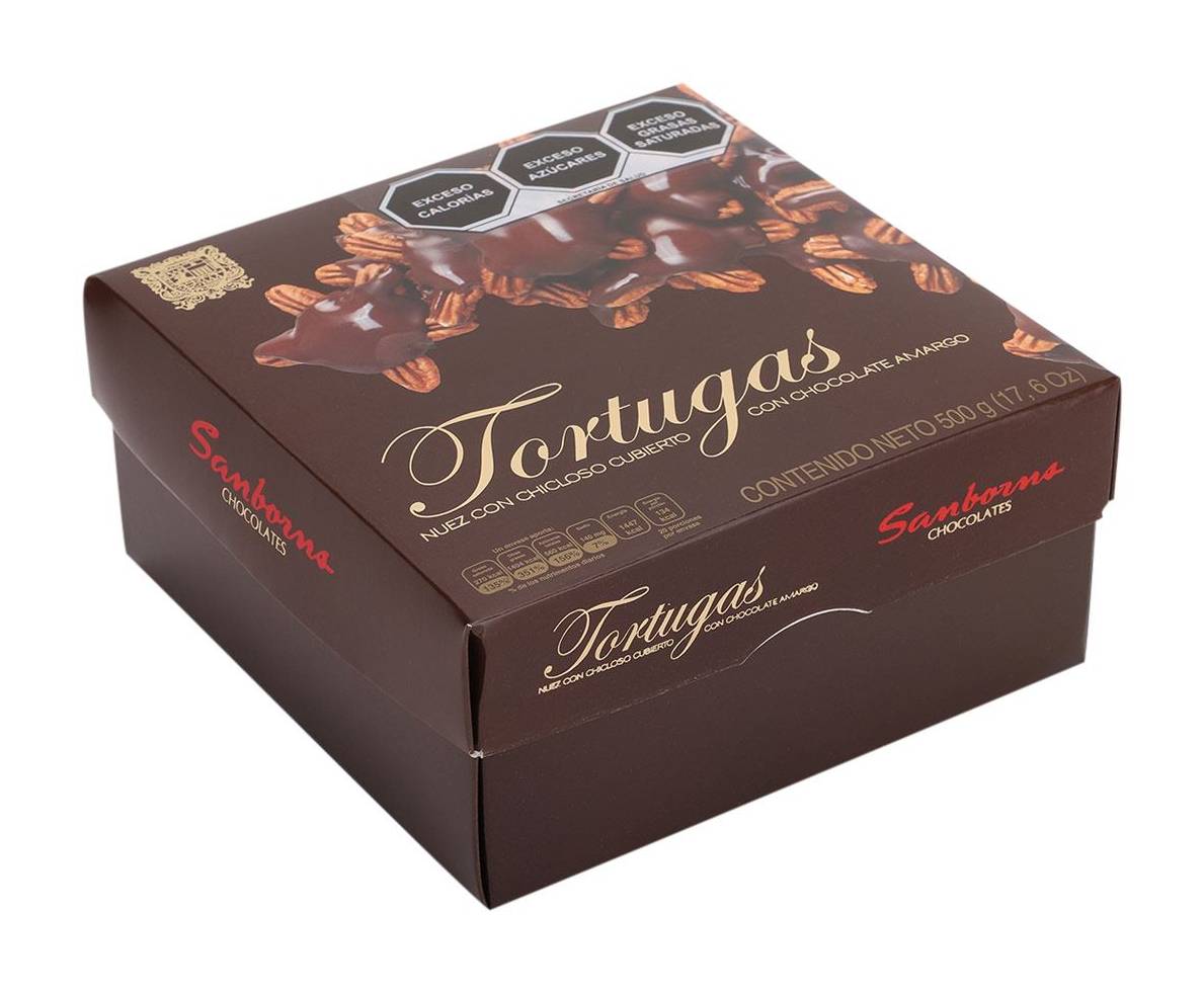 Estuche tortugas choco amargo