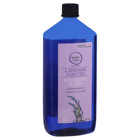 Signature Care Lavender Scented Foaming Bath (34 fl oz)