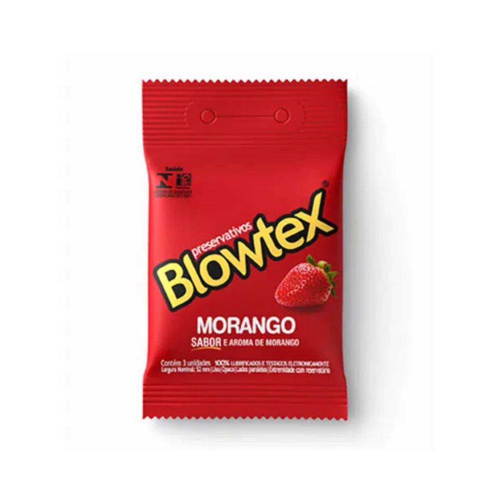 Blowtex preservativo action aromatizado morango (6 unidades)