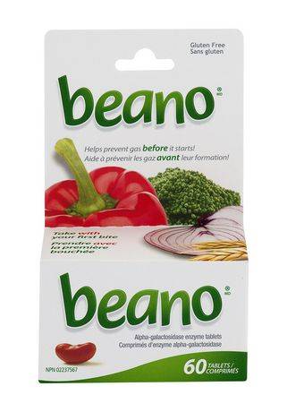 Beano Alpha-Galactosidase Enzyme Tablets (60 units)