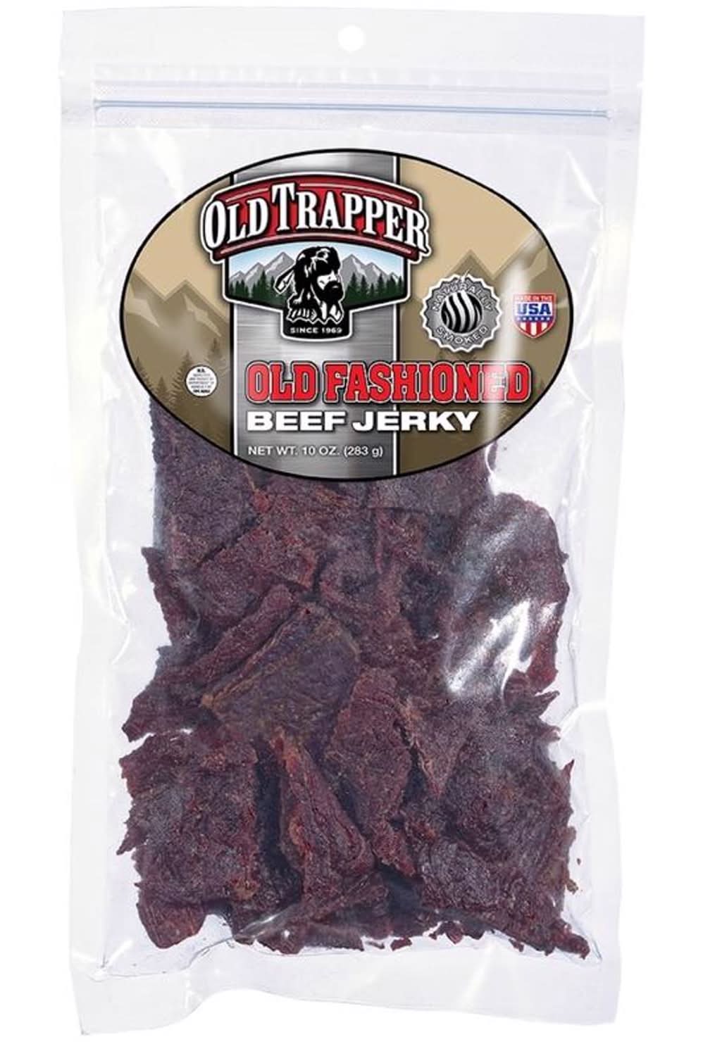 Old Trapper Old Fashioned Beef Jerky 10 Oz Bagged