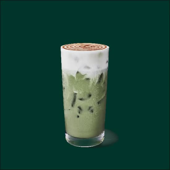 Gingerbread Iced Matcha