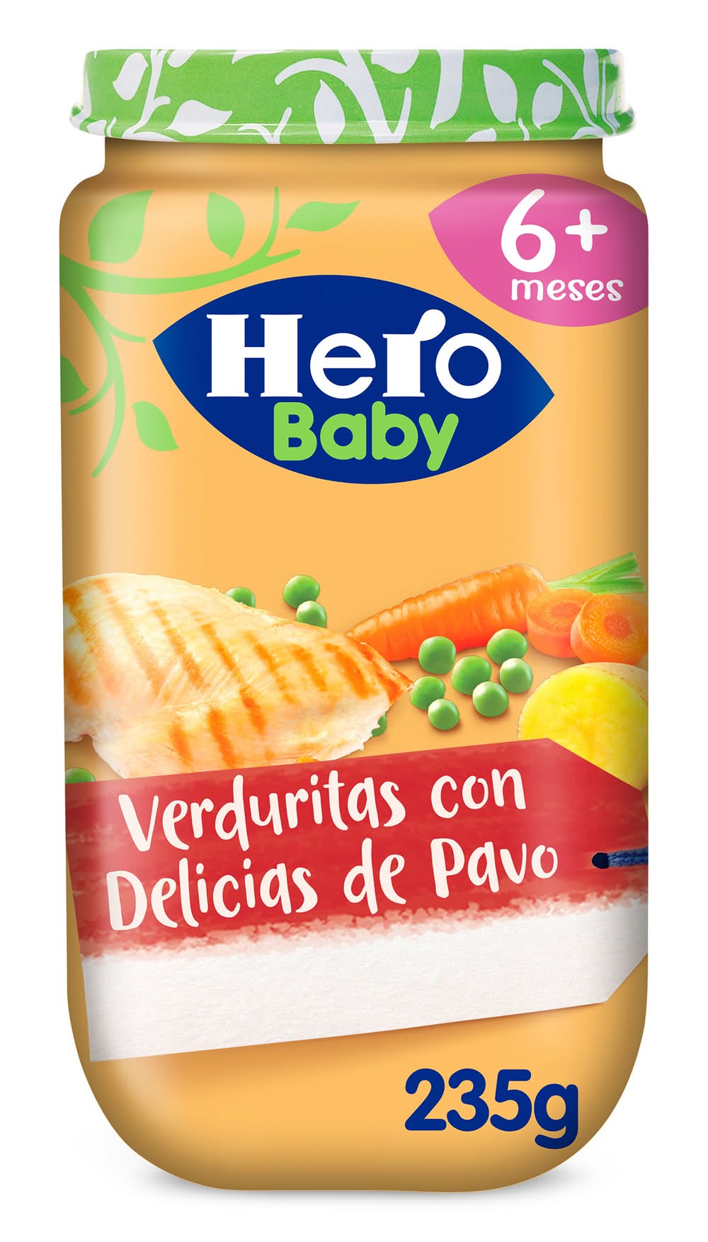 Puré De Verduritas Con Delicias De Pavohero Frasco 235 G