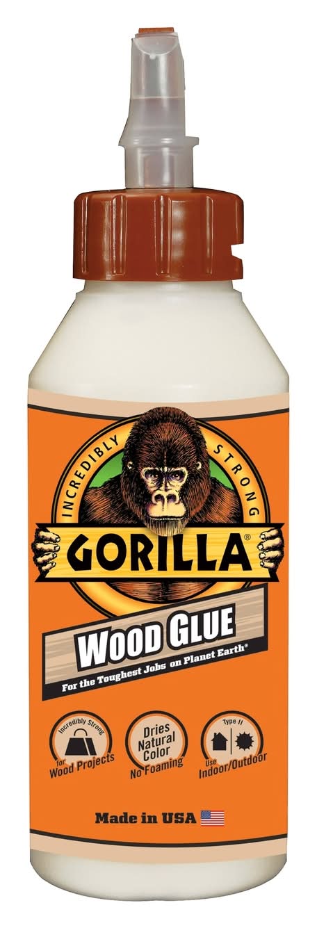 Gorilla Light Tan Wood Glue 8 Oz
