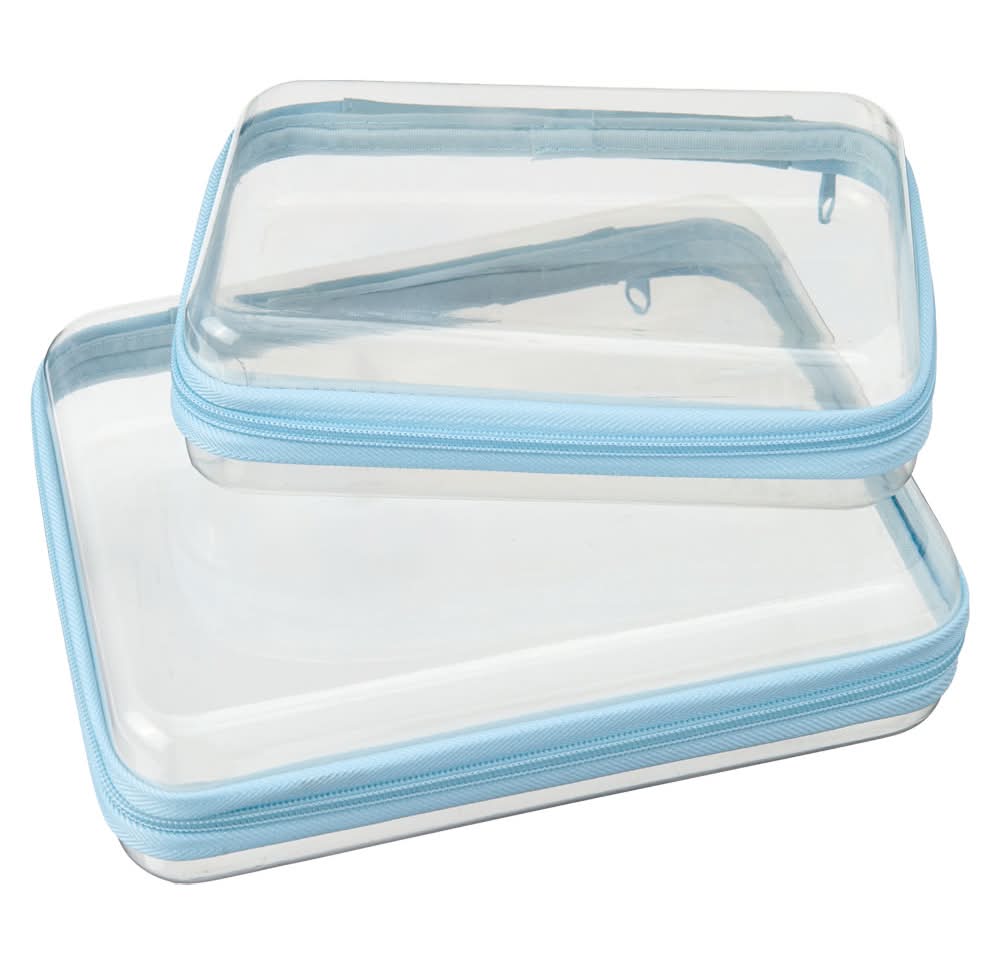 Easy Home Blue Zipper Case
