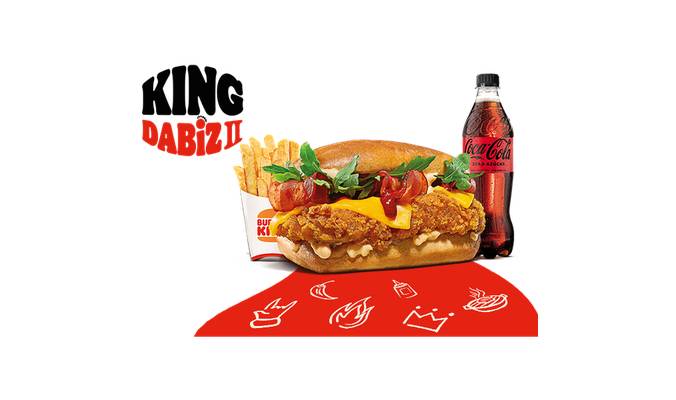 MENÚ KING DABIZ II POLLO