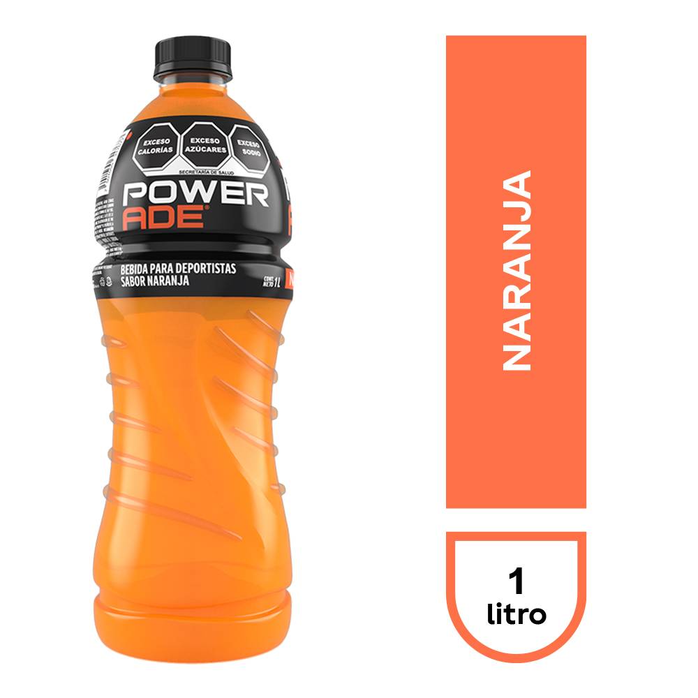 Powerade · Bebida isotónica, naranja (1 L)