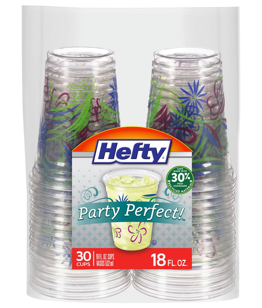Hefty Party Perfect! Cups 18 fl oz (30 ct)