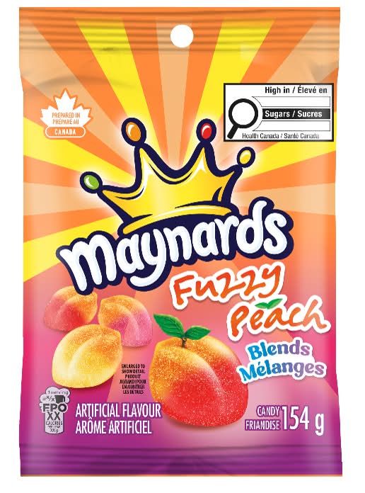 Maynards Fuzzy Peach Blends 154g