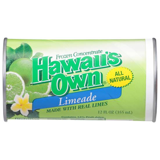 Hawaiis Own Limeade Frozen Juice Concentrate (12 fl oz)