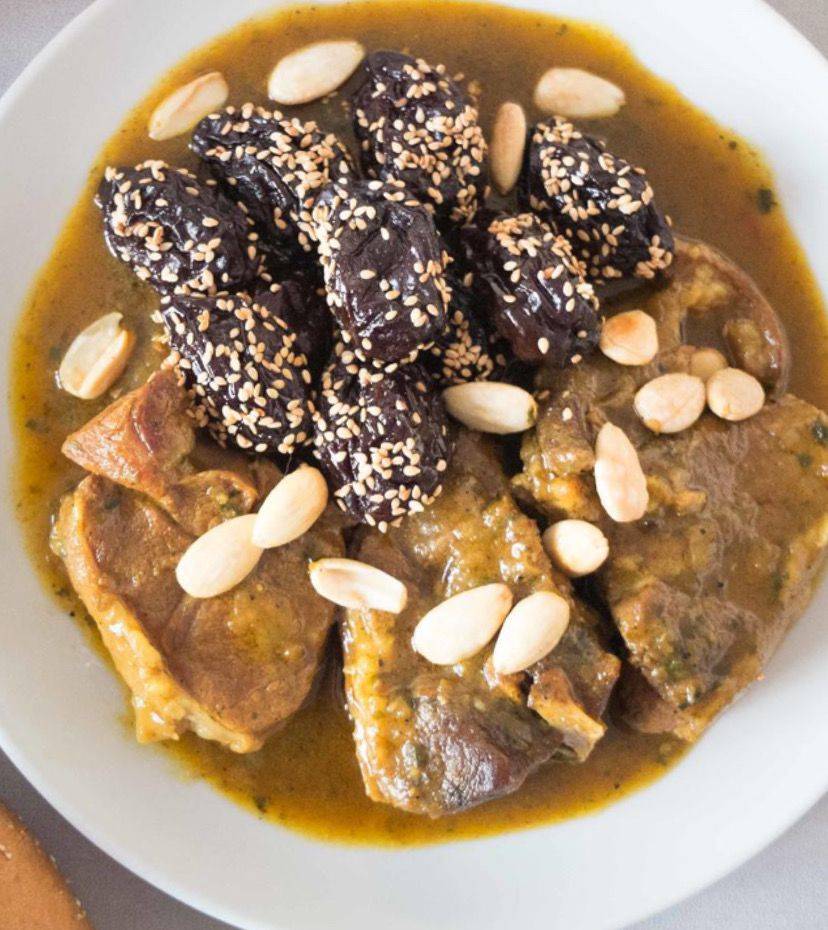 Tajine agneau pruneaux