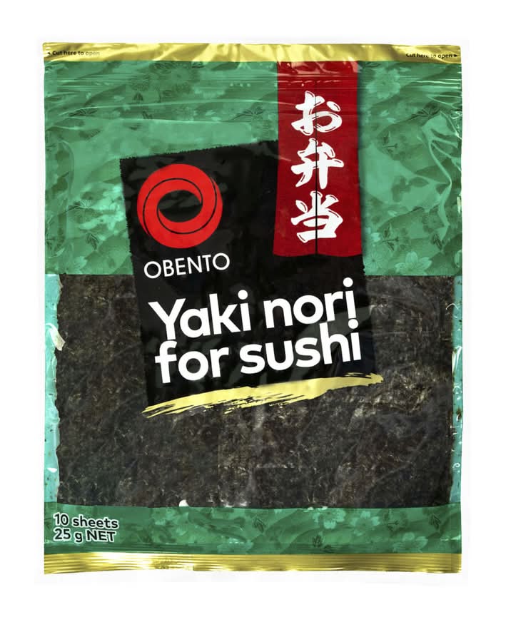 Obento Yaki Nori For Sushi (25g, 10 pack)