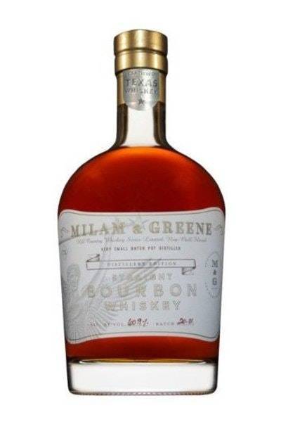 Milam & Greene Single Barrel Straight Bourbon Whiskey (750ml bottle)