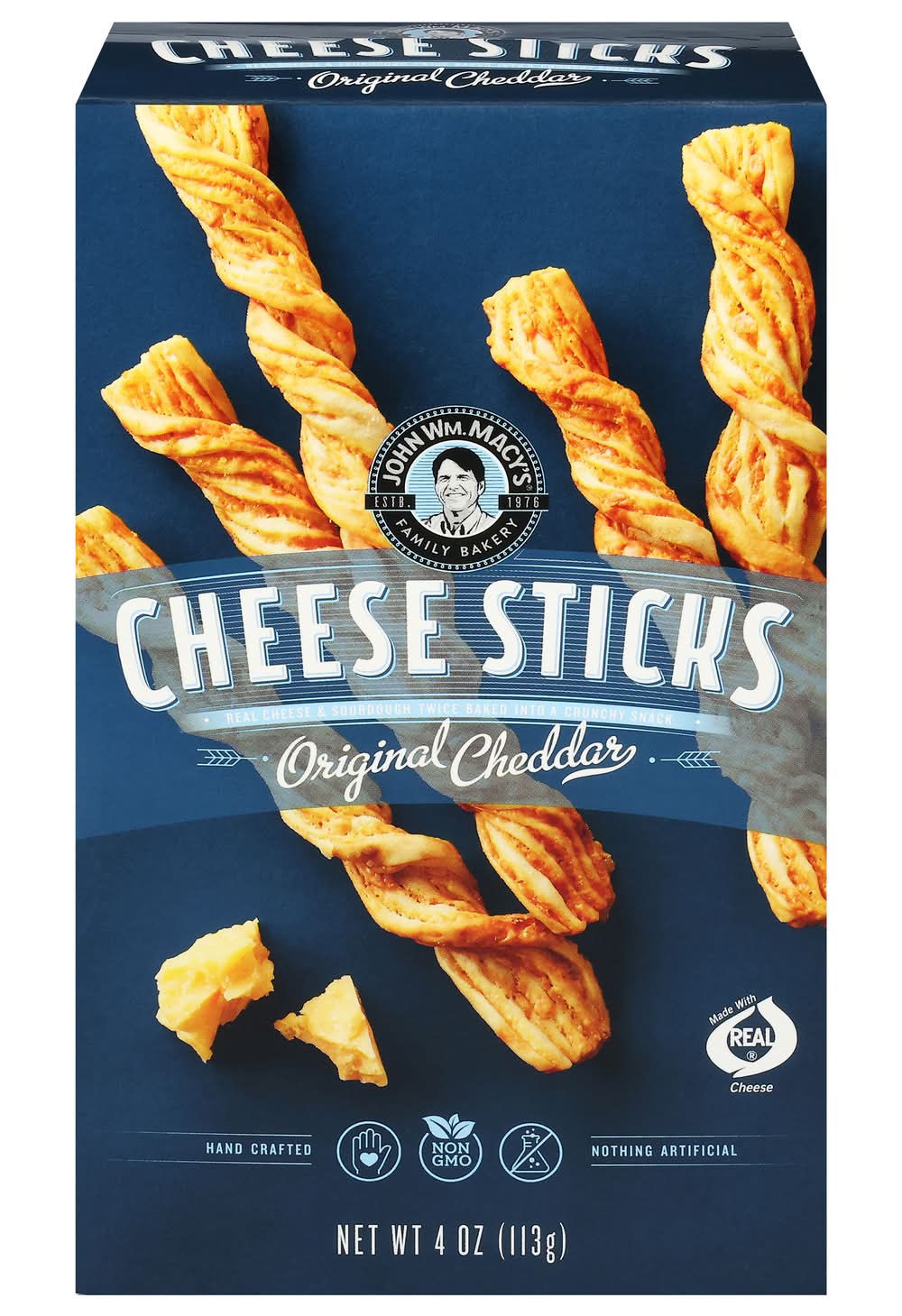 John Wm. Macy's Original Cheddar Cheese Sticks (4 oz)