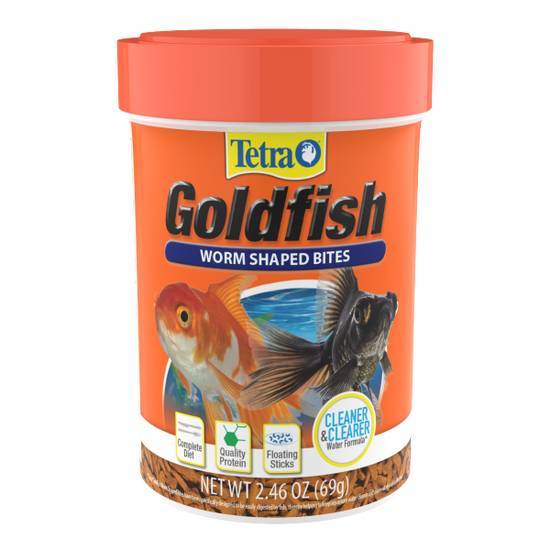 Tetra Goldfish Worm Shaped Bites