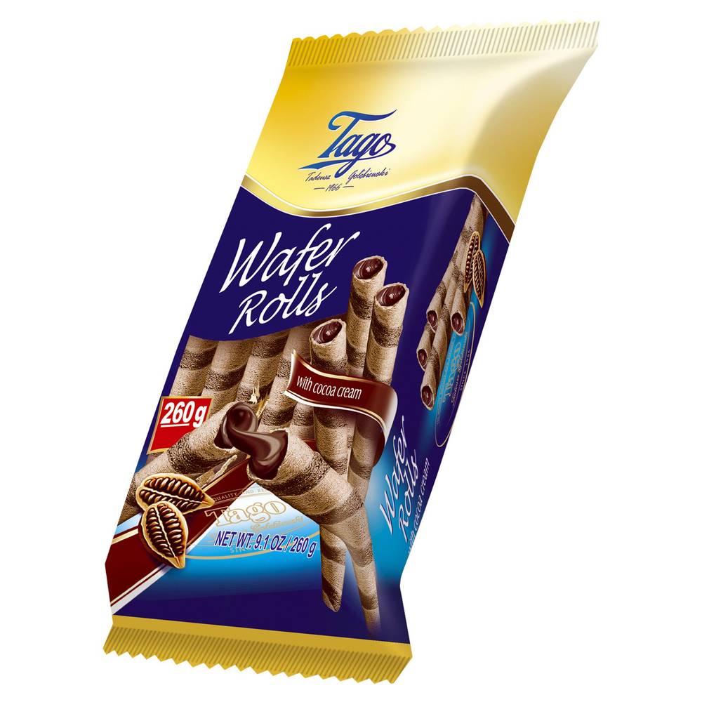 Tago Roll Wafers With Cocoa Filling 280g