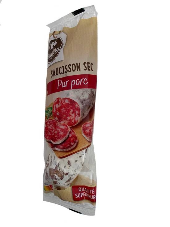 Carrefour Original - Saucisson sec pur porc