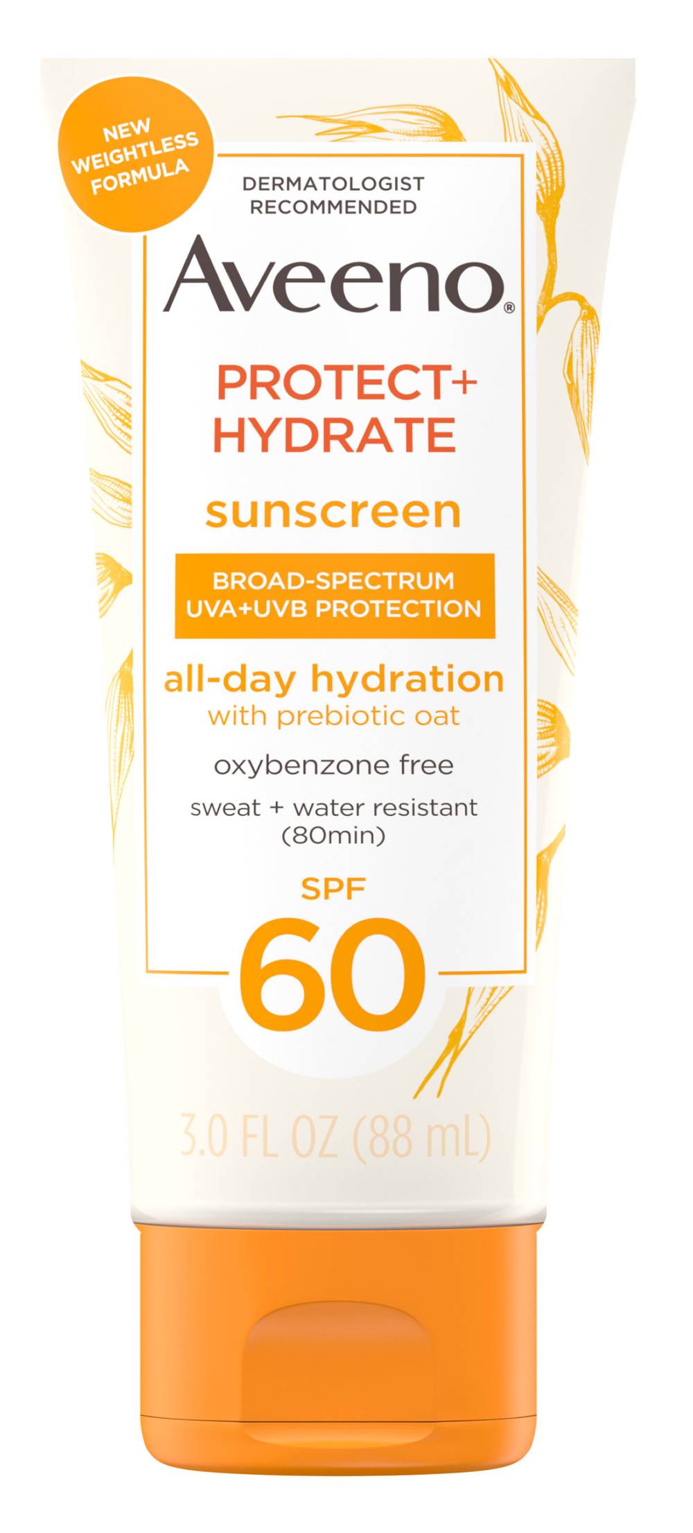 Aveeno Protect + Hydrate Spf 60 Sunscreen Lotion (3 fl oz)