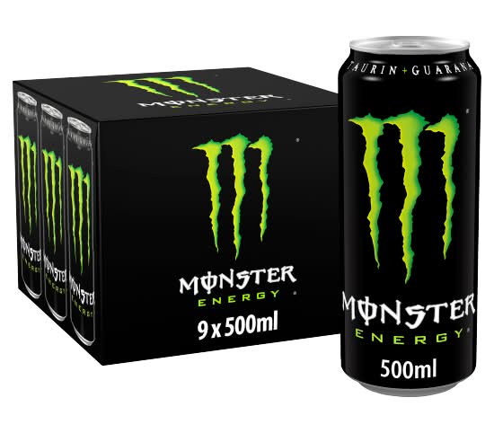 Monster Energy Energy Drink (9 x 500ml)