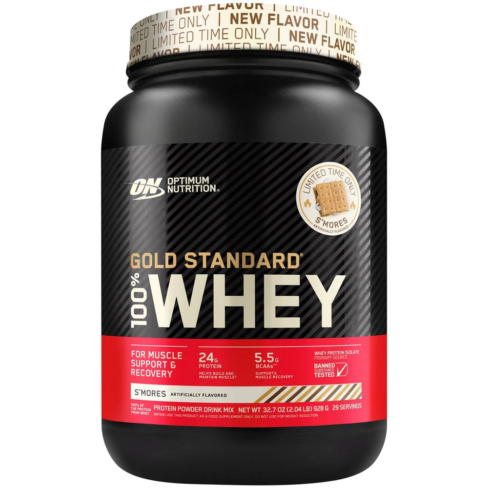 Optimum Nutrition Gold Standard 100% Whey Protein Powder (2.04 lbs)