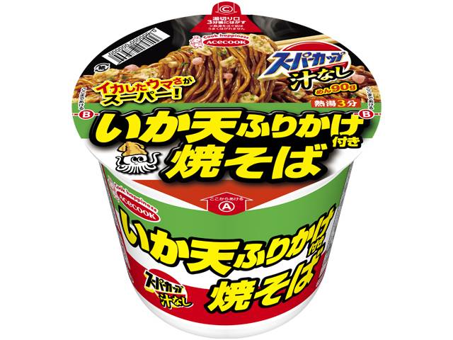 26_エース　スーパーカップ　いか天ふりかけ焼そば