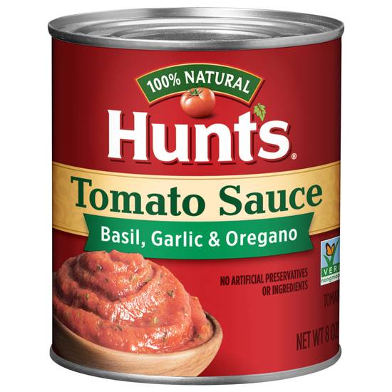 Hunt's 100% Natural Basil, Garlic & Oregano Tomato Sauce