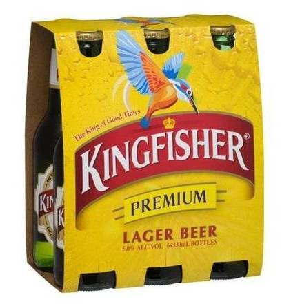 Kingfisher Lager Bottle (6 Pack)