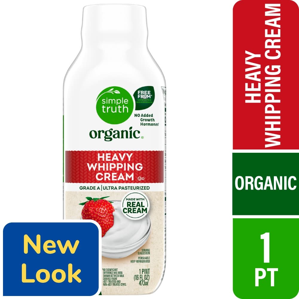 Simple Truth Organic Heavy Whipping Cream Pint (16 fl oz)