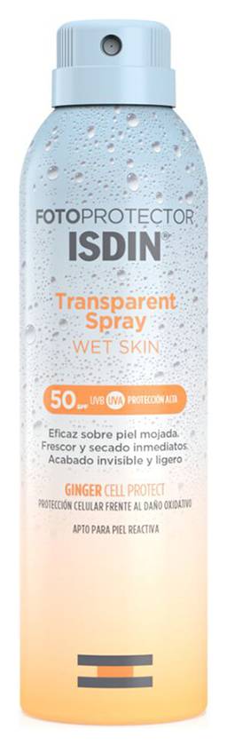 ISDIN · Fotoprotector transparent wet skin fps 50+ (250 ml)