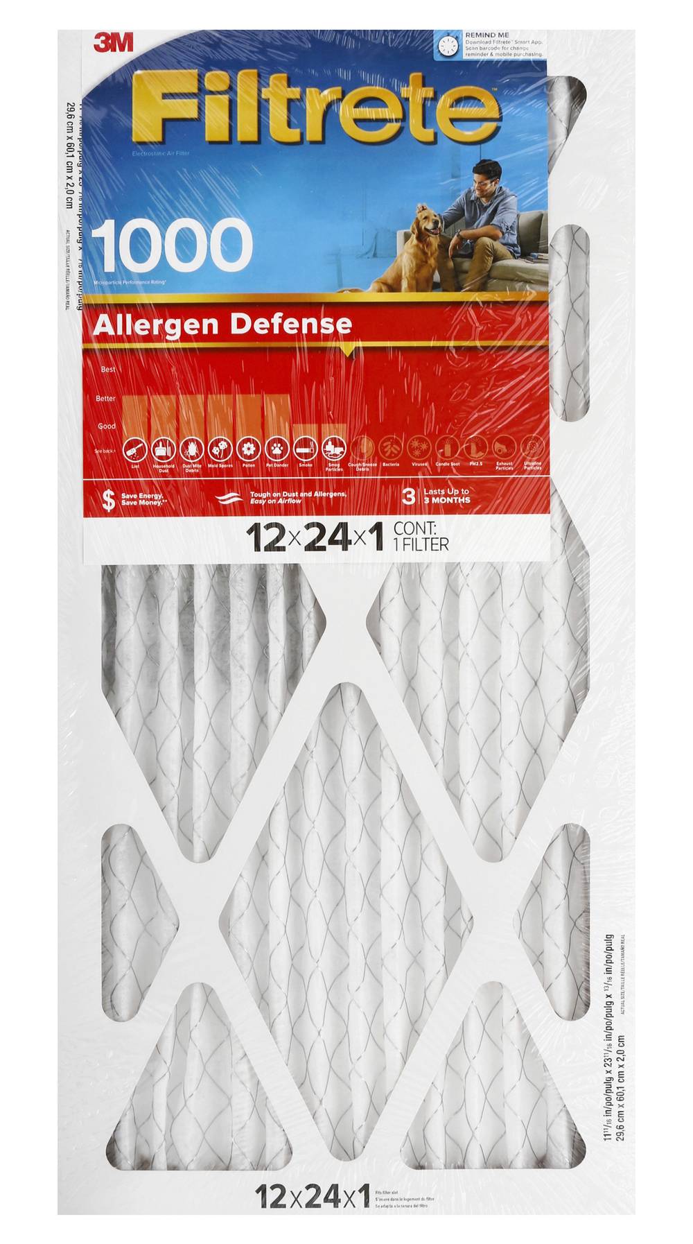 3M 1000 Allergen Defense Air Filtrete