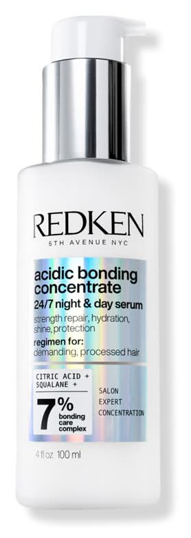 Redken Acidic Bonding Concentrate 24/7 Night & Day Serum for Hair Repair 3.4 oz