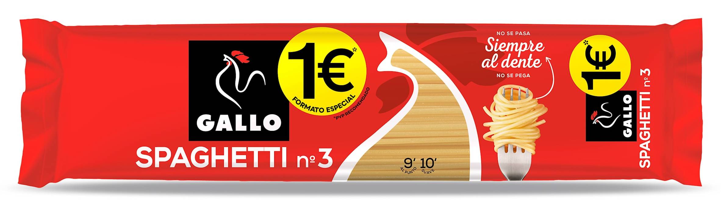 Espaguetis Nº 3 Gallo Bolsa 400 G