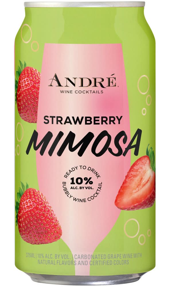 Andre Mimosa Sparkling Wine Cocktail, Strawberry (750 ml)