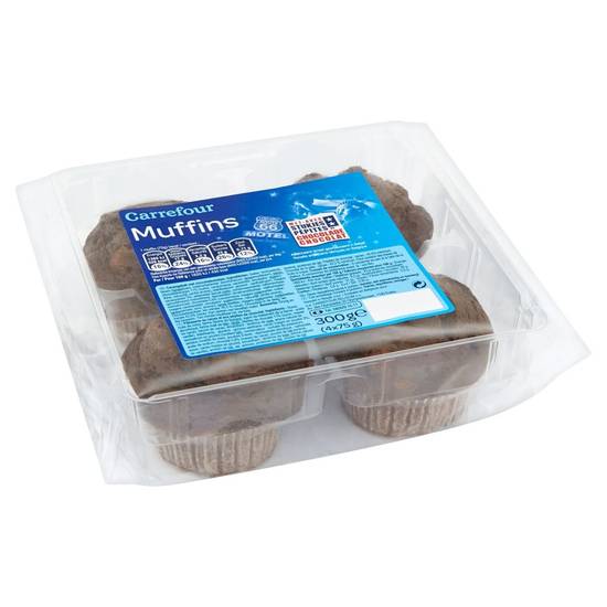 Carrefour Muffins avec Pépites de Chocolat 4 x 75 g