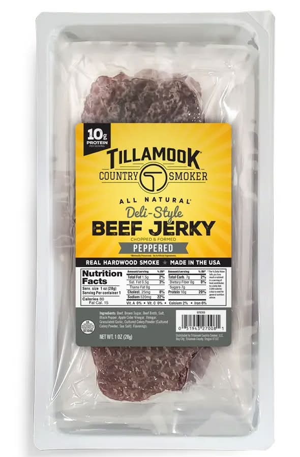 Tillamook Deli-Style Peppered Beef Jerky