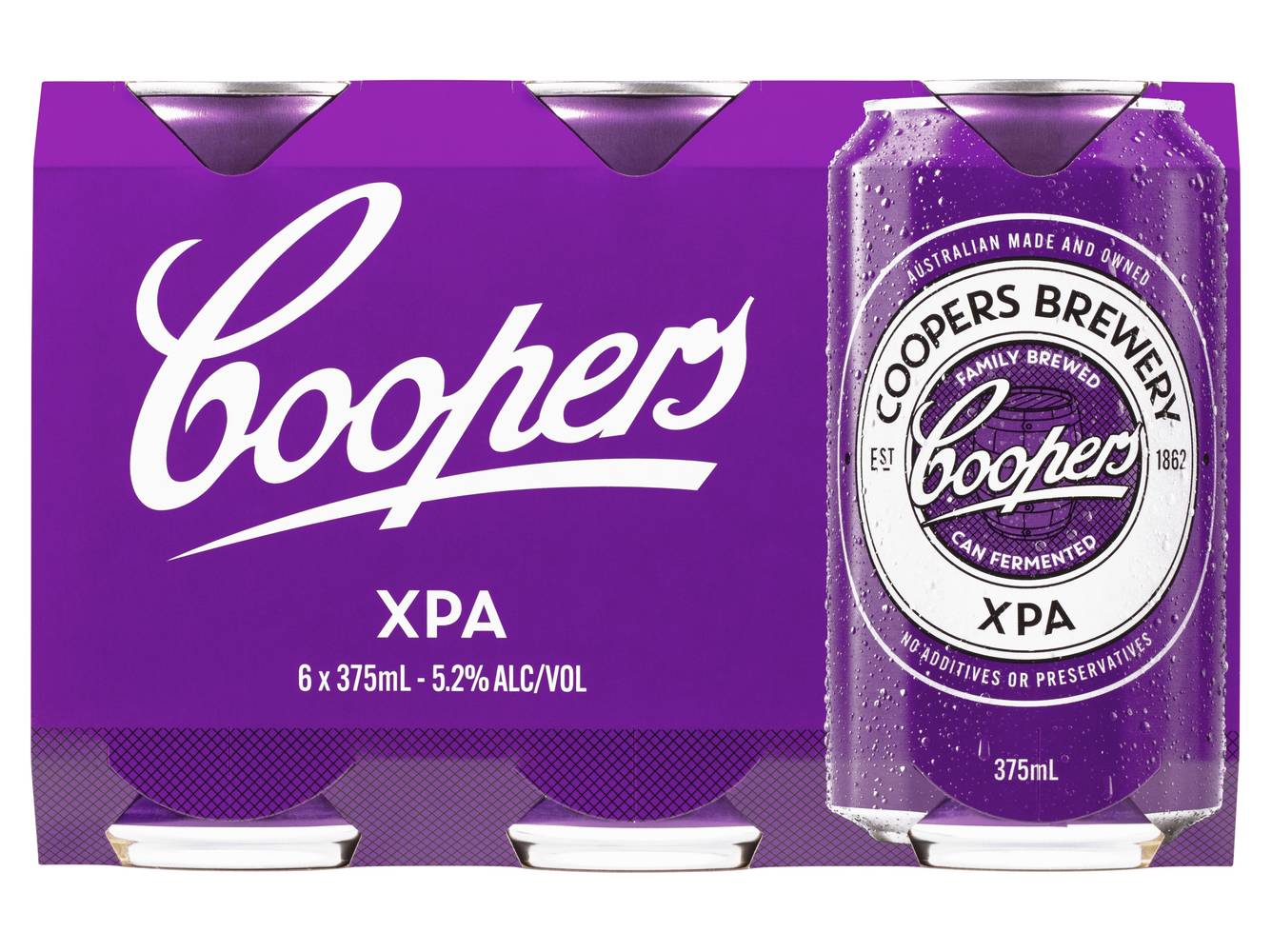 Coopers Brewery Extra Pale Ale Beer (6 x 375mL)
