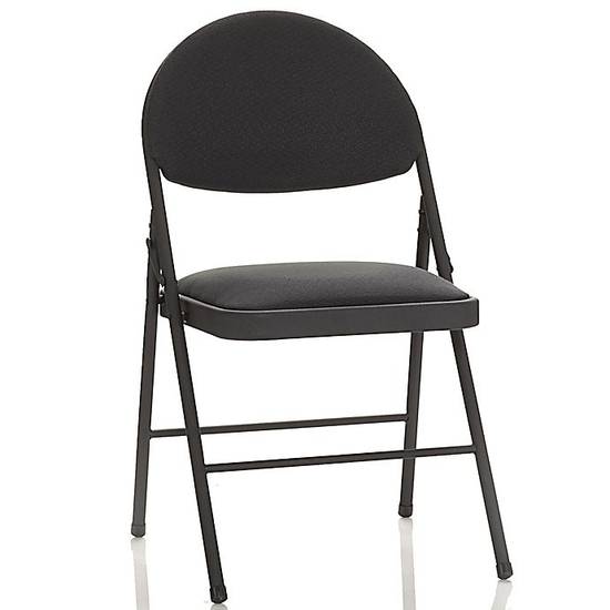 Simply Essential™ Comfort Folding Chair in Black