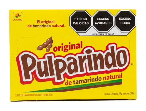 de la Rosa · Pulparindo dulce de tamarindo salado y enchilado (20 un)