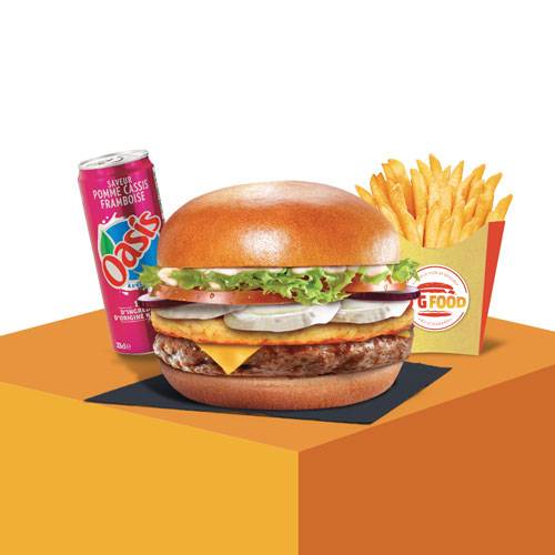 Menu O'chèvre burger