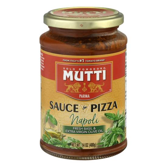 Mutti Fresh Basil & Extra Virgin Olive Oil Napoli Pizza Sauce (14 oz)