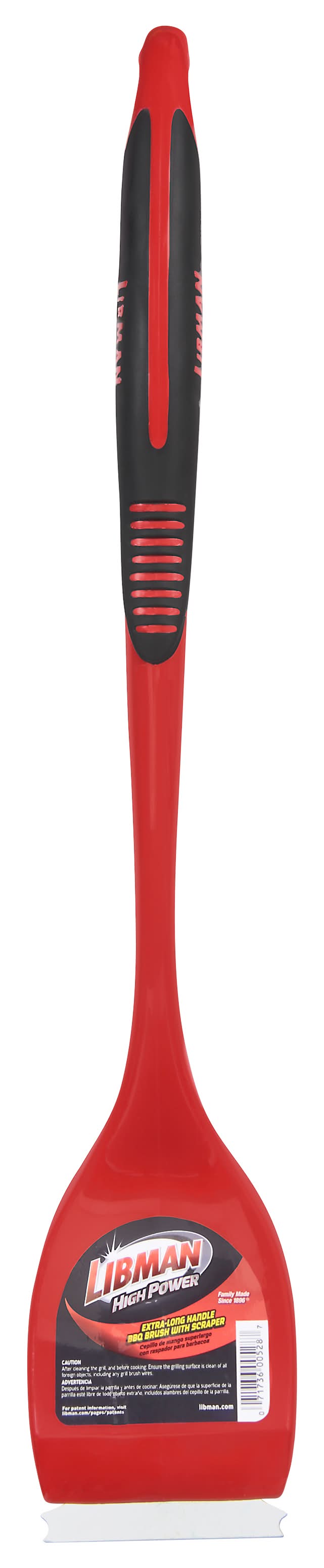 Libman Long Handle Bbq Brush With Scraper (9.1 oz)