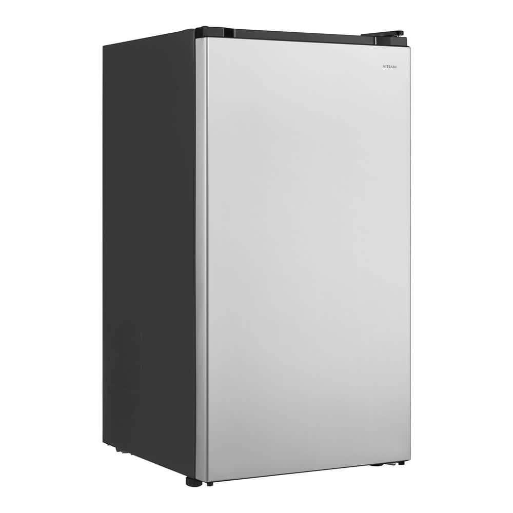 Vissani 3.2 Cu. Ft. Mini Refrigerator In Stainless Steel, Energy Star