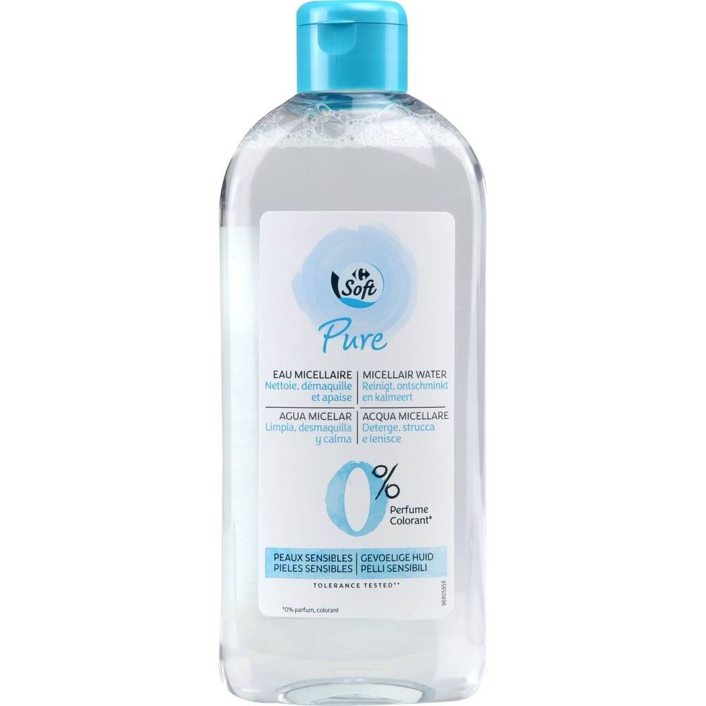 Carrefour - Eau micellaire peaux sensibles (400ml)