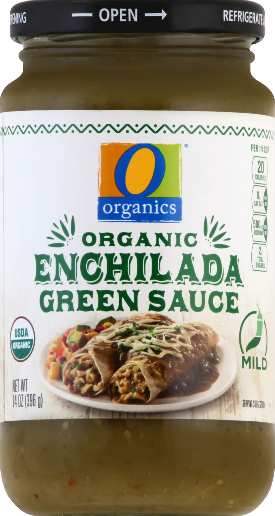 O Organics Green Mild Enchilada Sauce (14 oz)