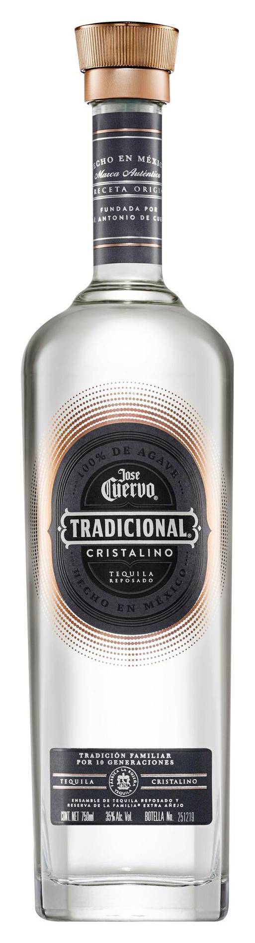 Jose Cuervo · Tequila tradicional cristalino (750 ml)