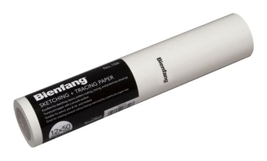 Bienfang Tracing Roll, 12" x 150', White