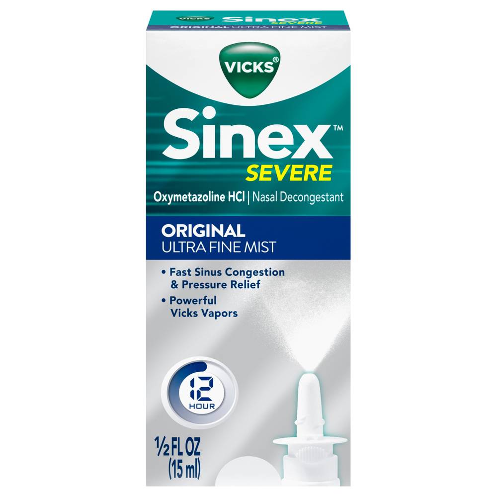 Vicks Sinex Severe Original Ultra Fine Mist (0.5 fl oz)