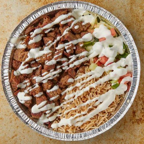Lamb over Rice Platter (12")