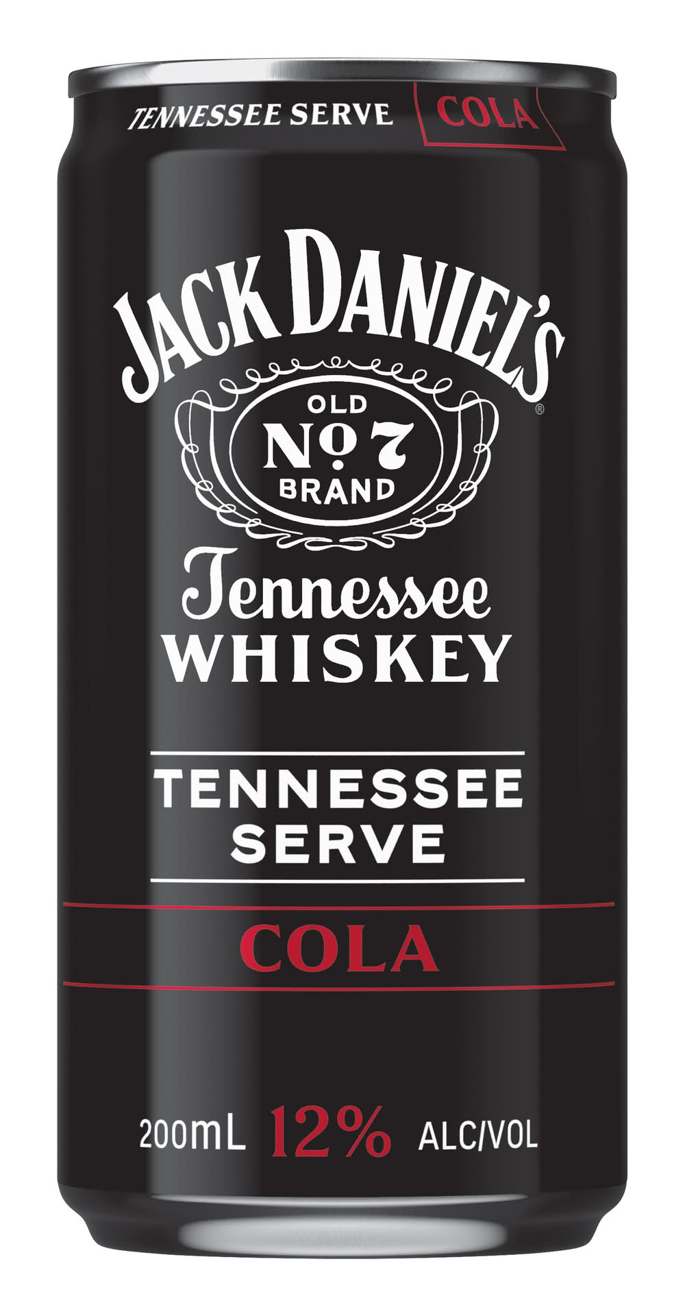 Jack Daniel's Tennessee Serve Whiskey, Cola (200mL)